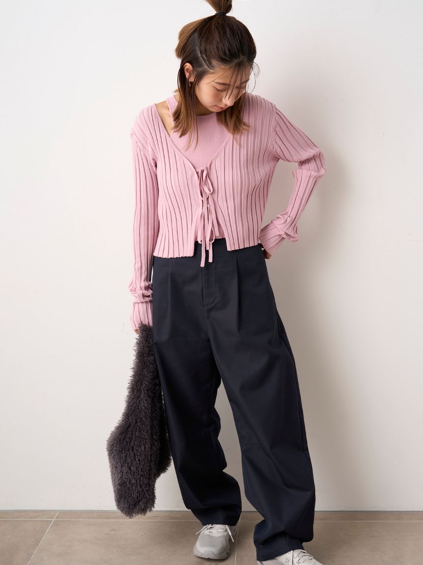 セミカーブチノパンツ(パンツ)｜emmi（エミ）の通販サイト 【公式】