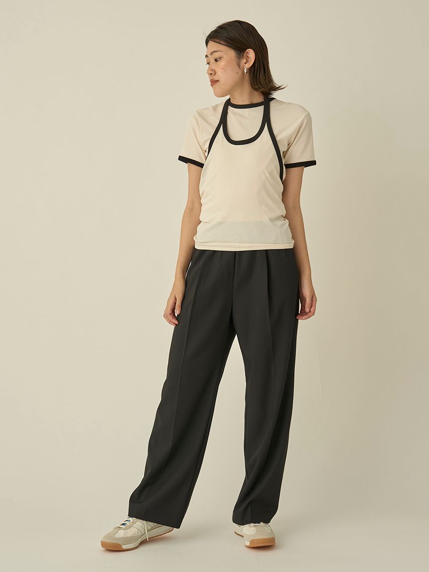 Beauty&youth ジャガードゴムタックパンツ BEAUTY&YOUTH UNITED ARROWS（ビューティーアンドユース