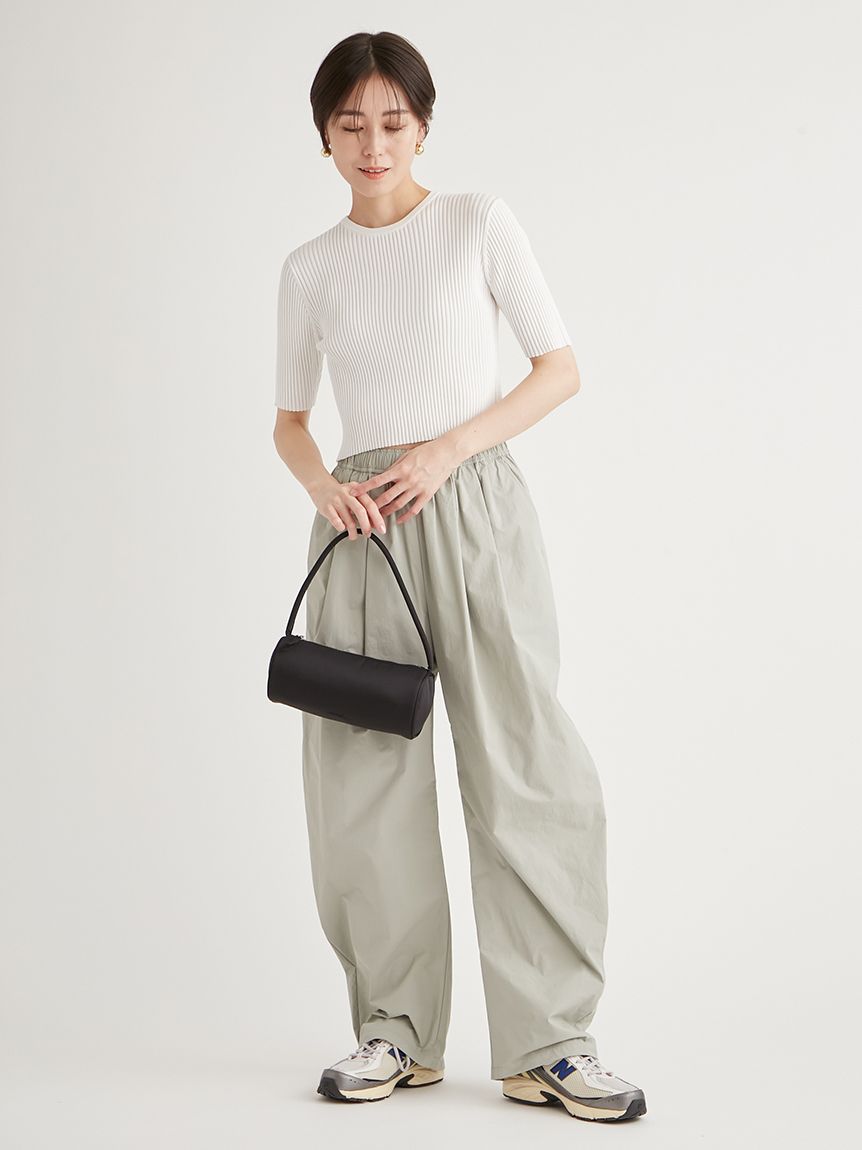 美品　2tuckナイロンボリュームパンツ 2tuckナイロンボリュームパンツ