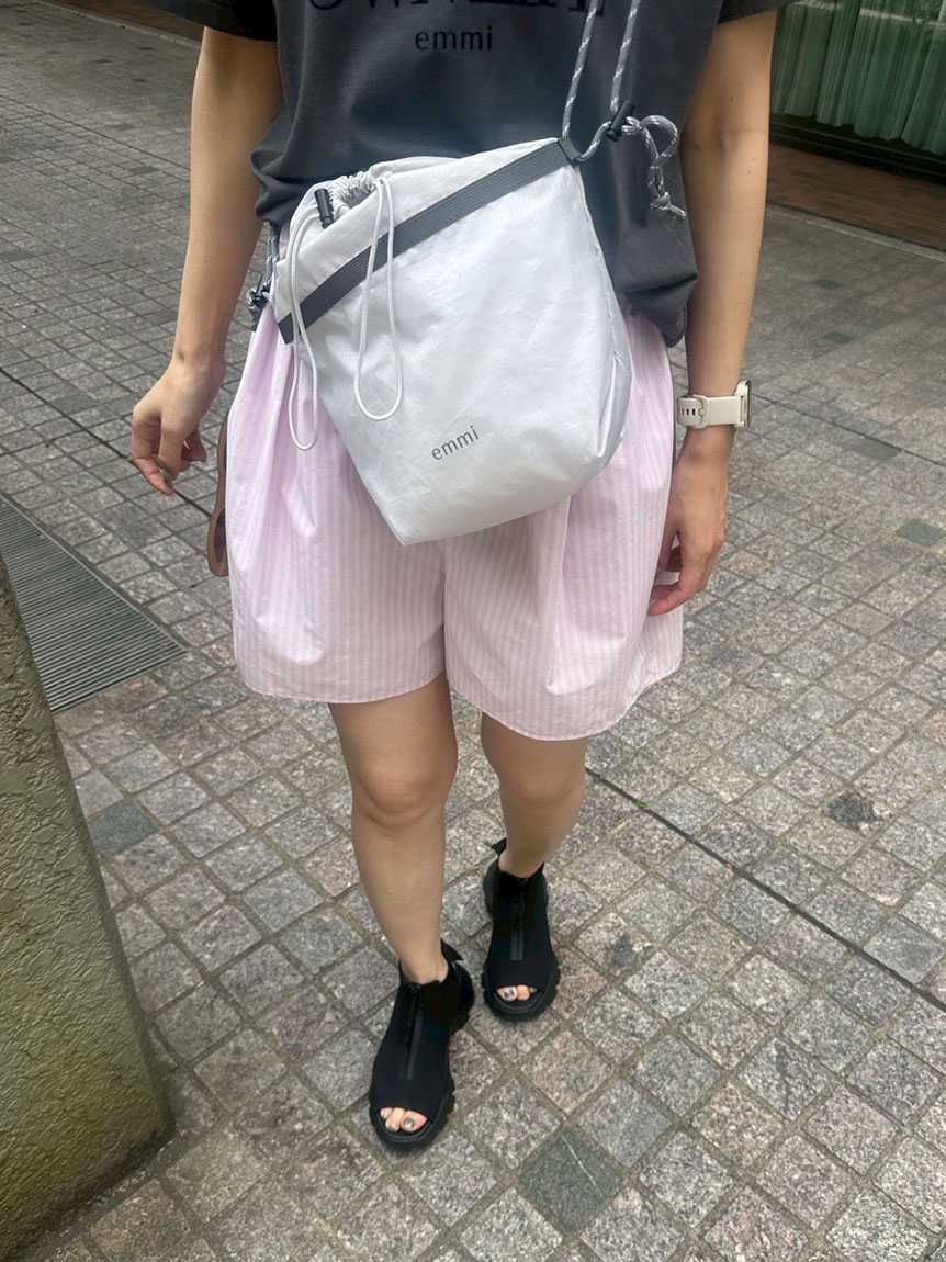 ストライプイージーハーフパンツ(ハーフパンツ)｜パンツ｜emmi
