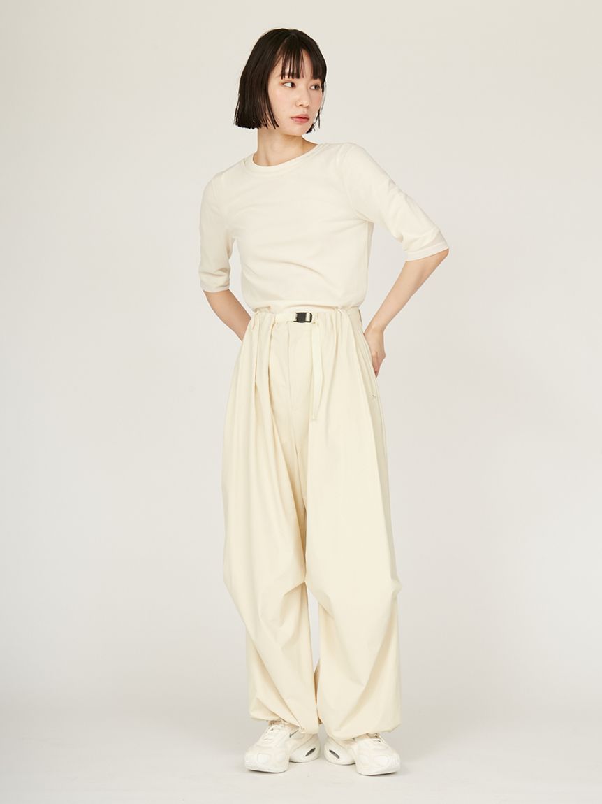 emmi atelier パラシュートパンツ ivory 0 新品未使用 タグ付 パラシュートパンツ(ロングパンツ)｜パンツ｜emmi（エミ）の通販