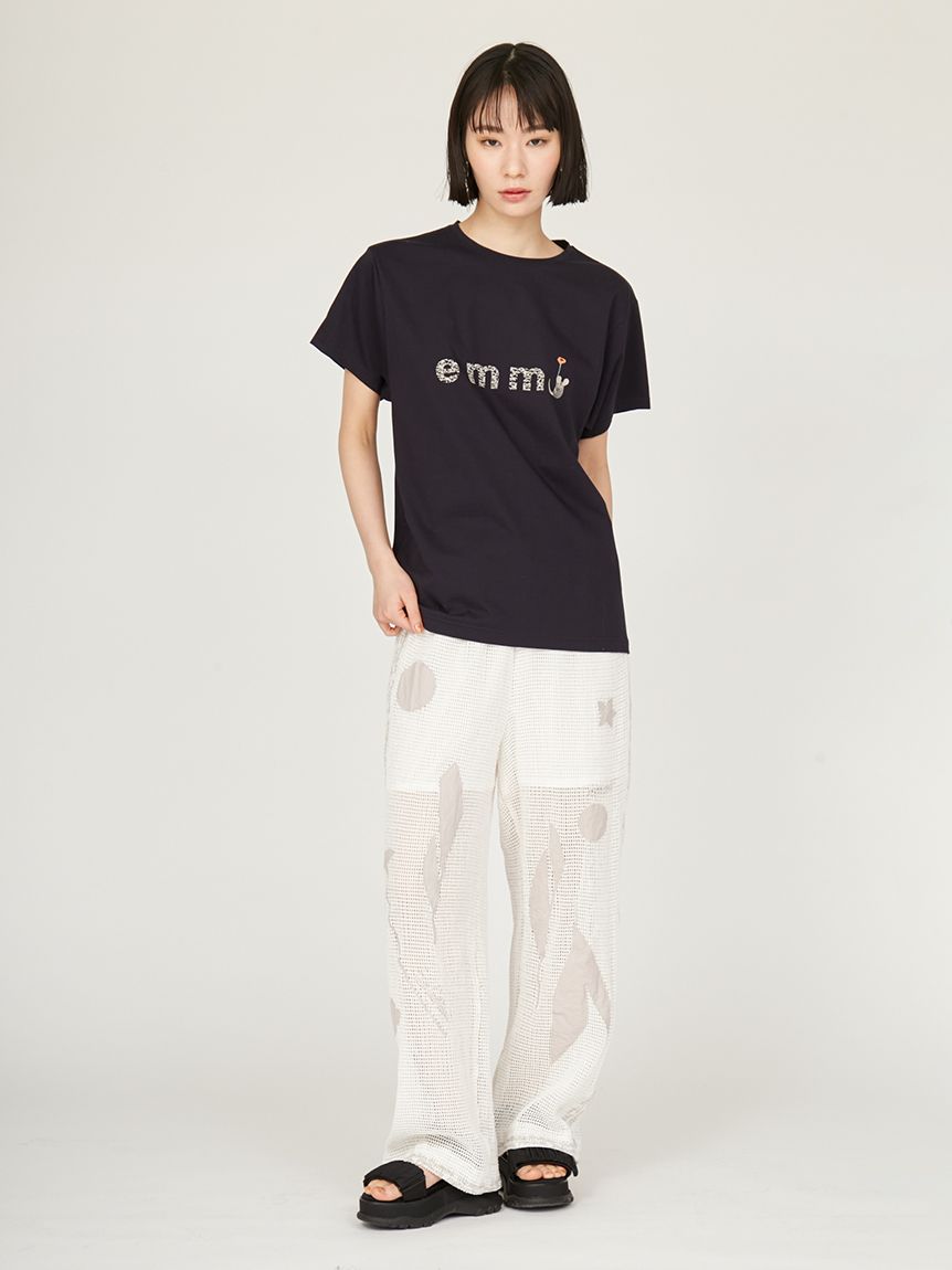 emmi×Leo Lionni】 メッシュパンツ(ワイドパンツ)｜パンツ｜emmi
