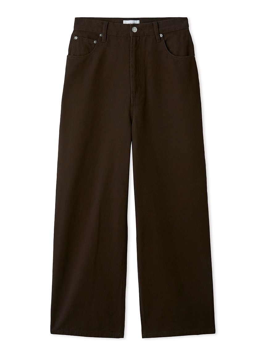 emmi デニムパンツ　新品未使用 emmi（エミ）の「【emmi atelier】イージールーズデニムパンツ