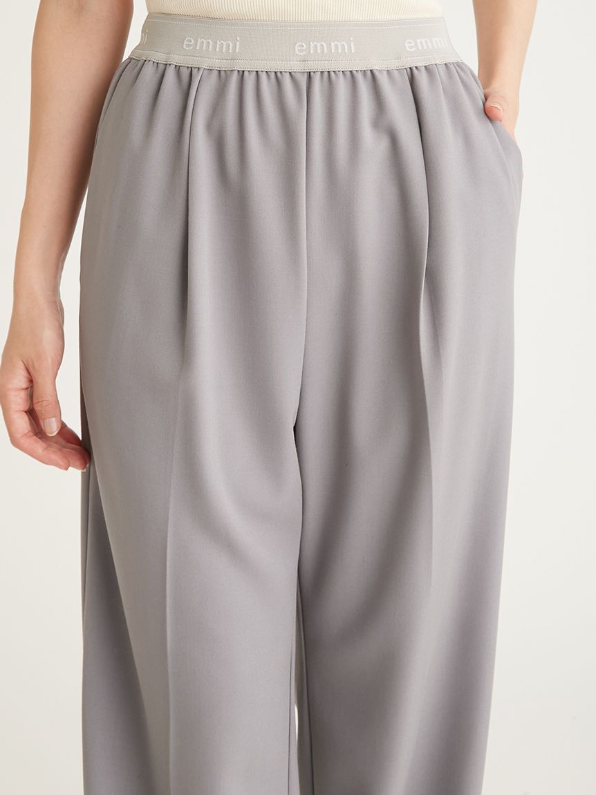 emmi ジャガードゴムタックパンツ(ロングパンツ)｜パンツ｜emmi（エミ