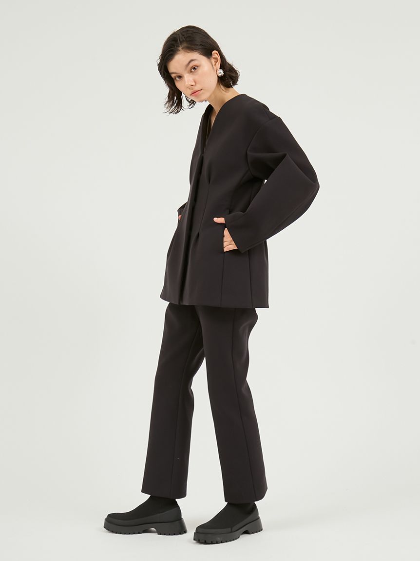 セットアップ対応】【金子綾 for emmi】トラウザーズパンツ(ワイド