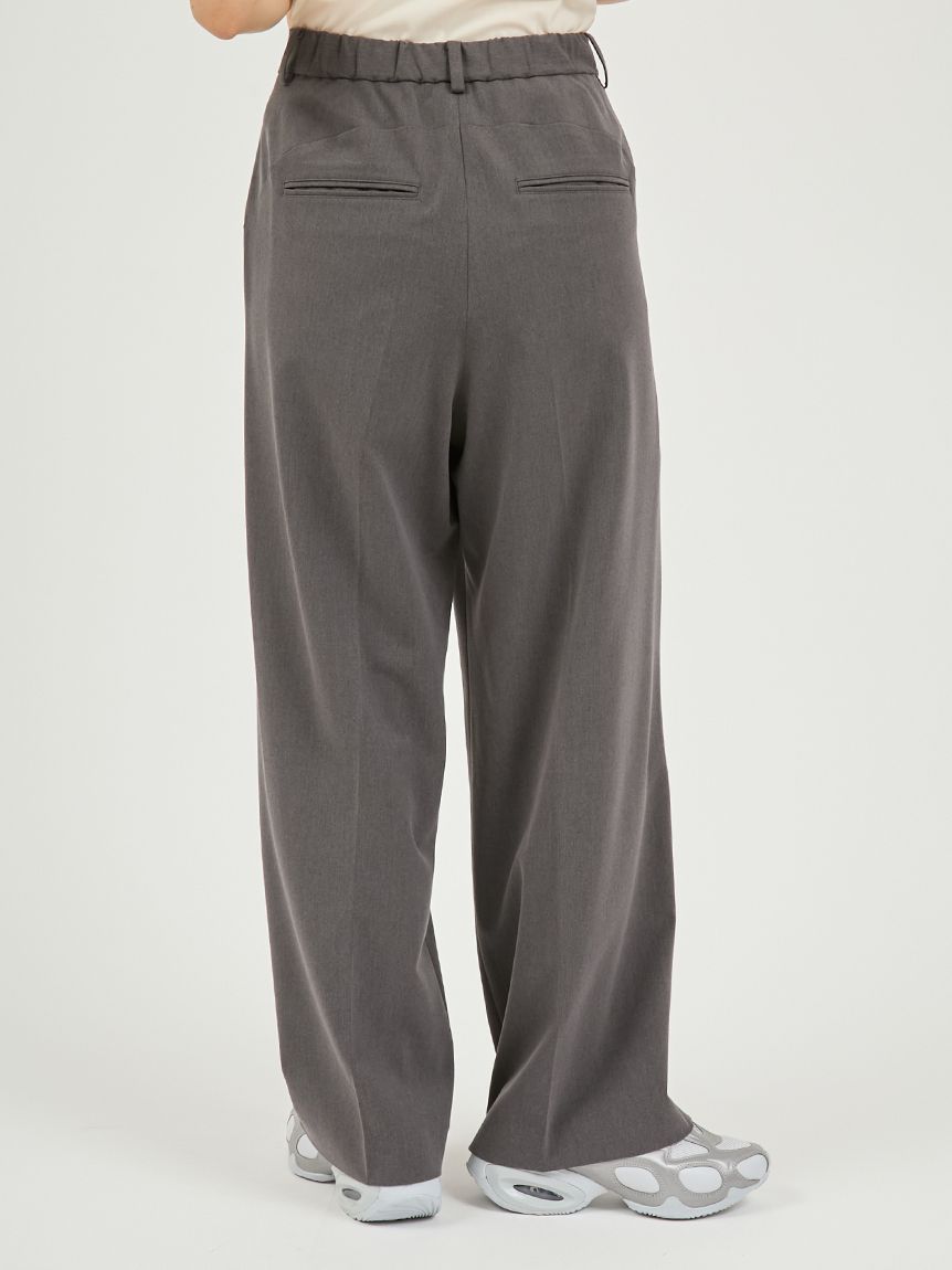 セットアップ対応】ワイドレッグタックパンツ(ワイドパンツ)｜パンツ