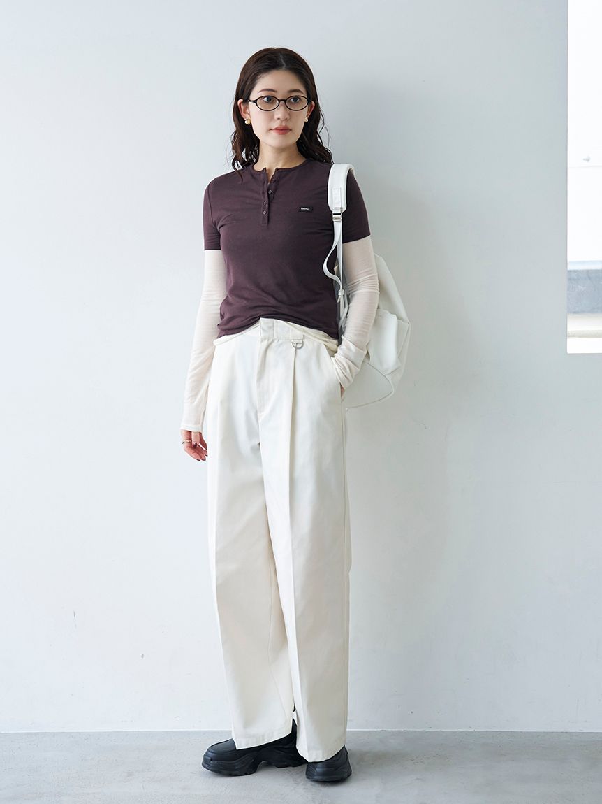 Dickies(R)×emmi】タックワイドパンツ(ロングパンツ)｜PANTS｜emmi