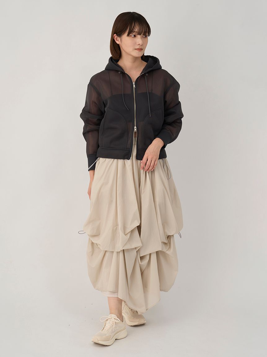 タックドロストボリュームスカート(ロングスカート)｜スカート｜emmi