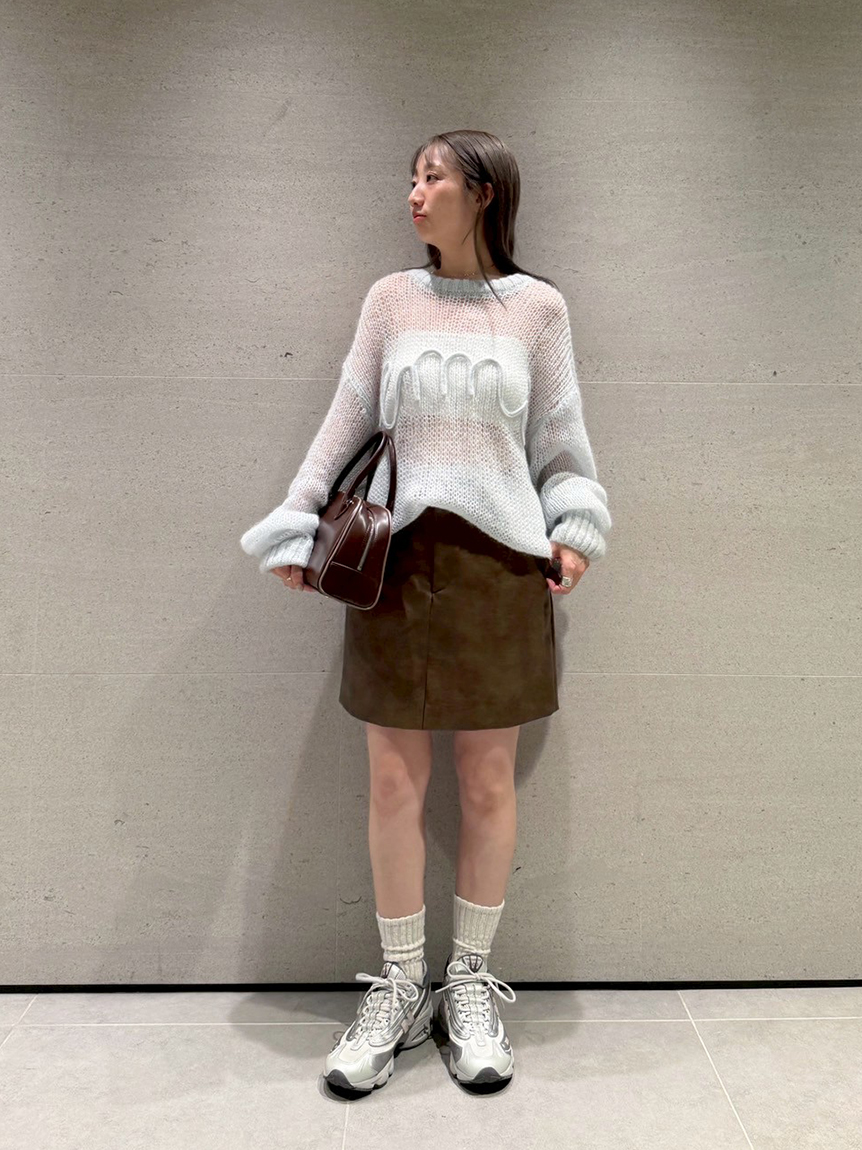 IÉNA 黒 レザー ミニスカート ポケット付き 秋冬新作 フェイクレザー 黒 ミニスカート | Y's SHOP