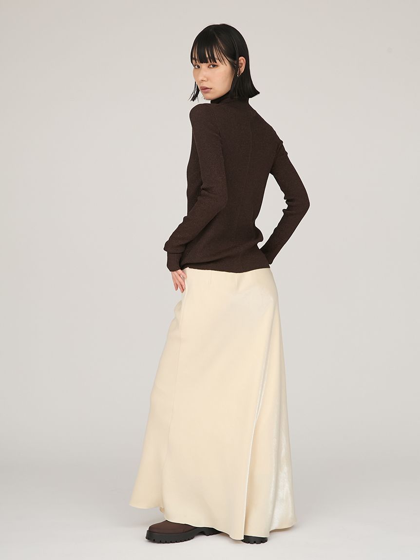 シャイニーサテンナロースカート(フレアスカート)｜スカート｜emmi