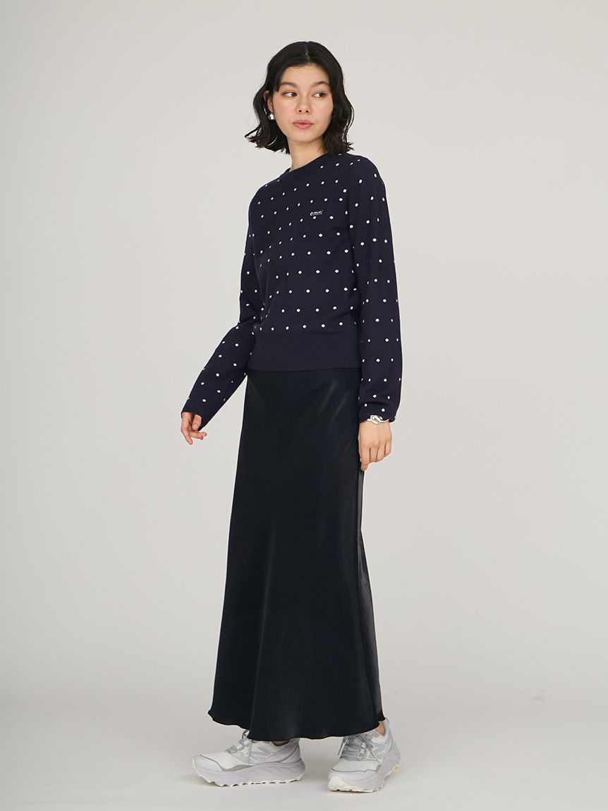 シャイニーサテンナロースカート(フレアスカート)｜スカート｜emmi