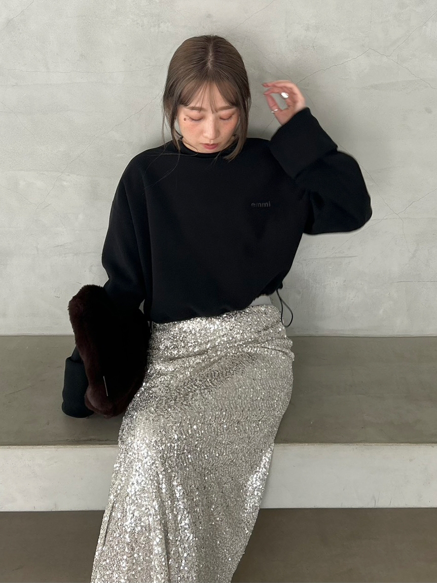 スパンコールナロースカート(ロングスカート)｜スカート｜emmi（エミ