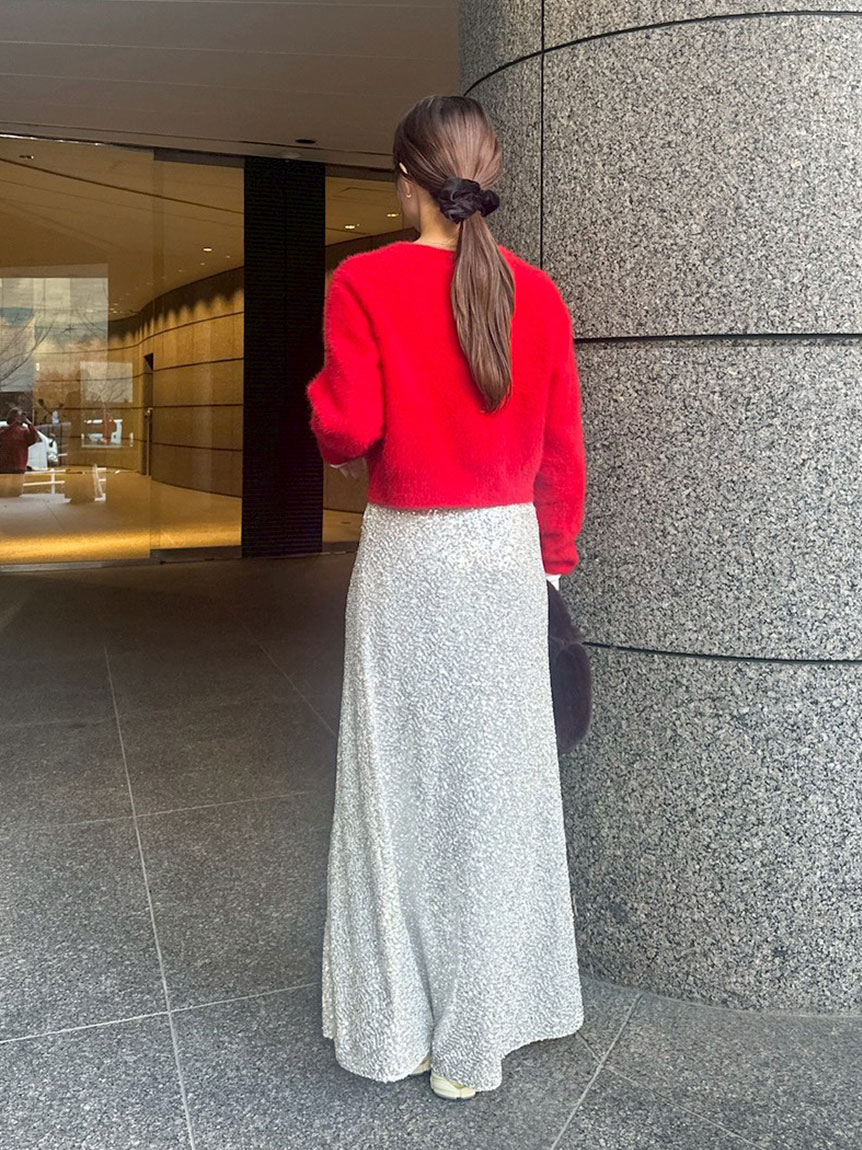 スパンコールナロースカート(ロングスカート)｜スカート｜emmi（エミ