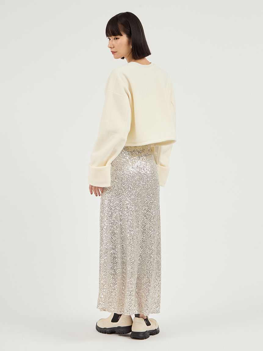 スパンコールナロースカート(ロングスカート)｜スカート｜emmi（エミ