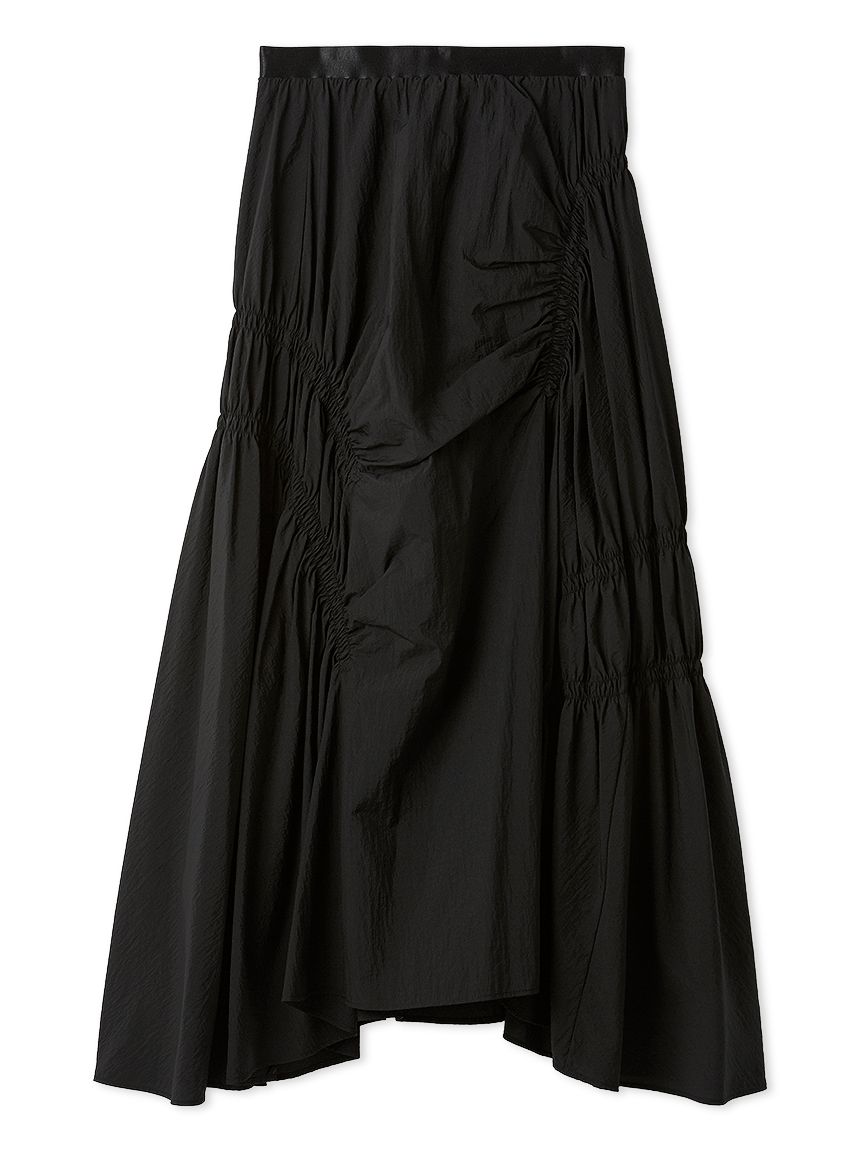 ギャザーディテールボリュームスカート(ロングスカート)｜スカート