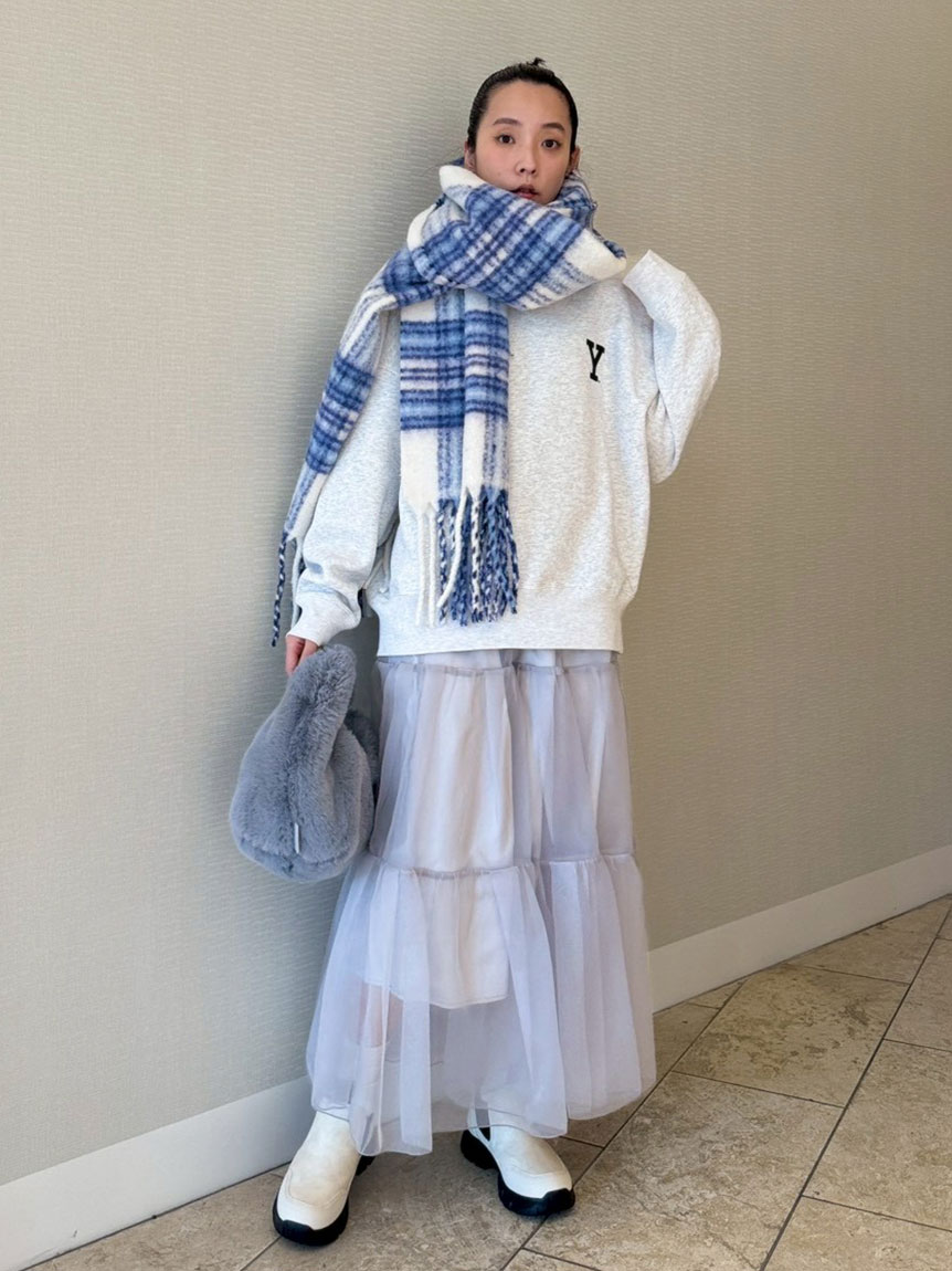 チュールボリュームシアースカート(ロングスカート)｜スカート｜emmi