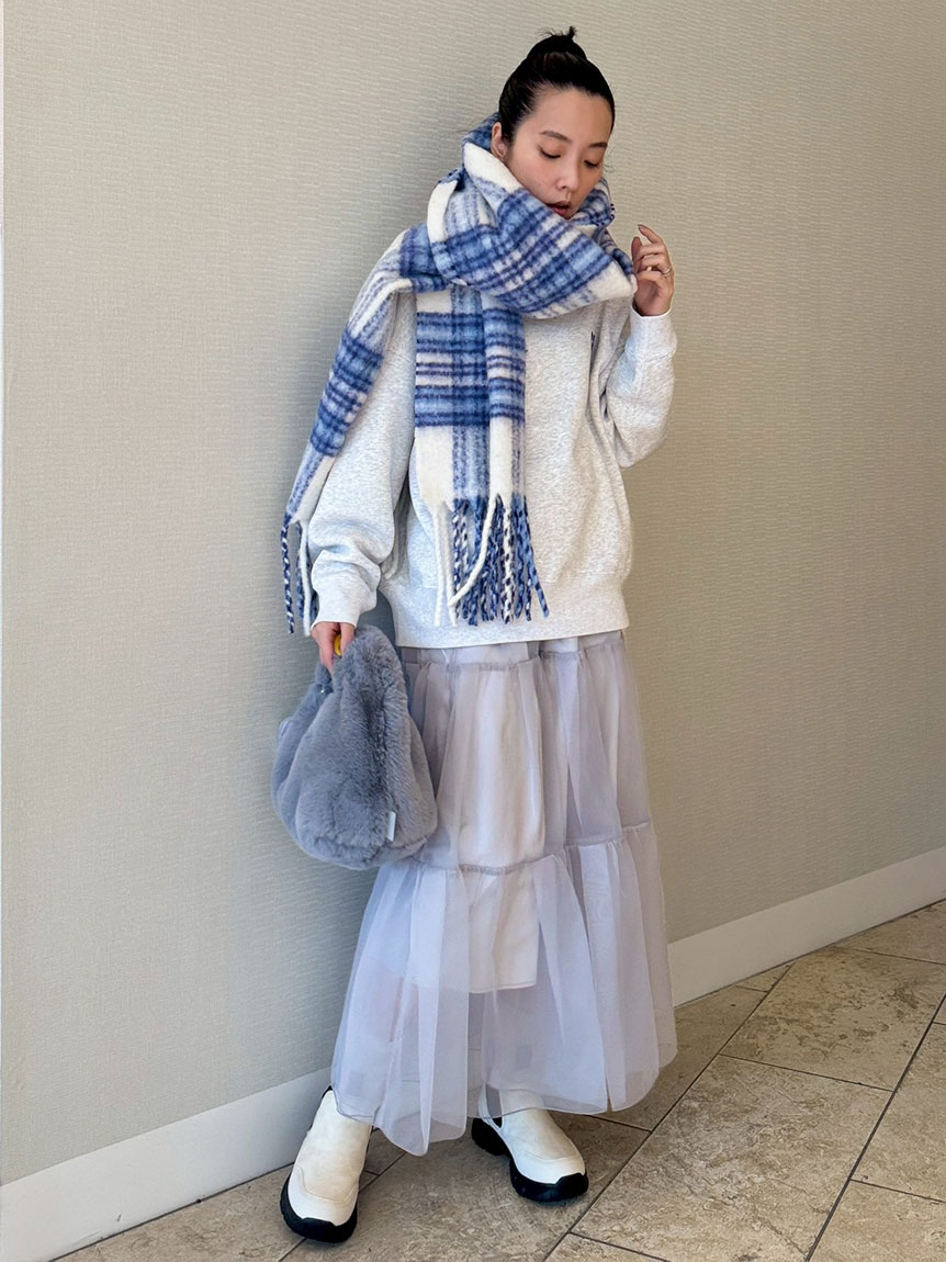 チュールボリュームシアースカート(ロングスカート)｜スカート｜emmi