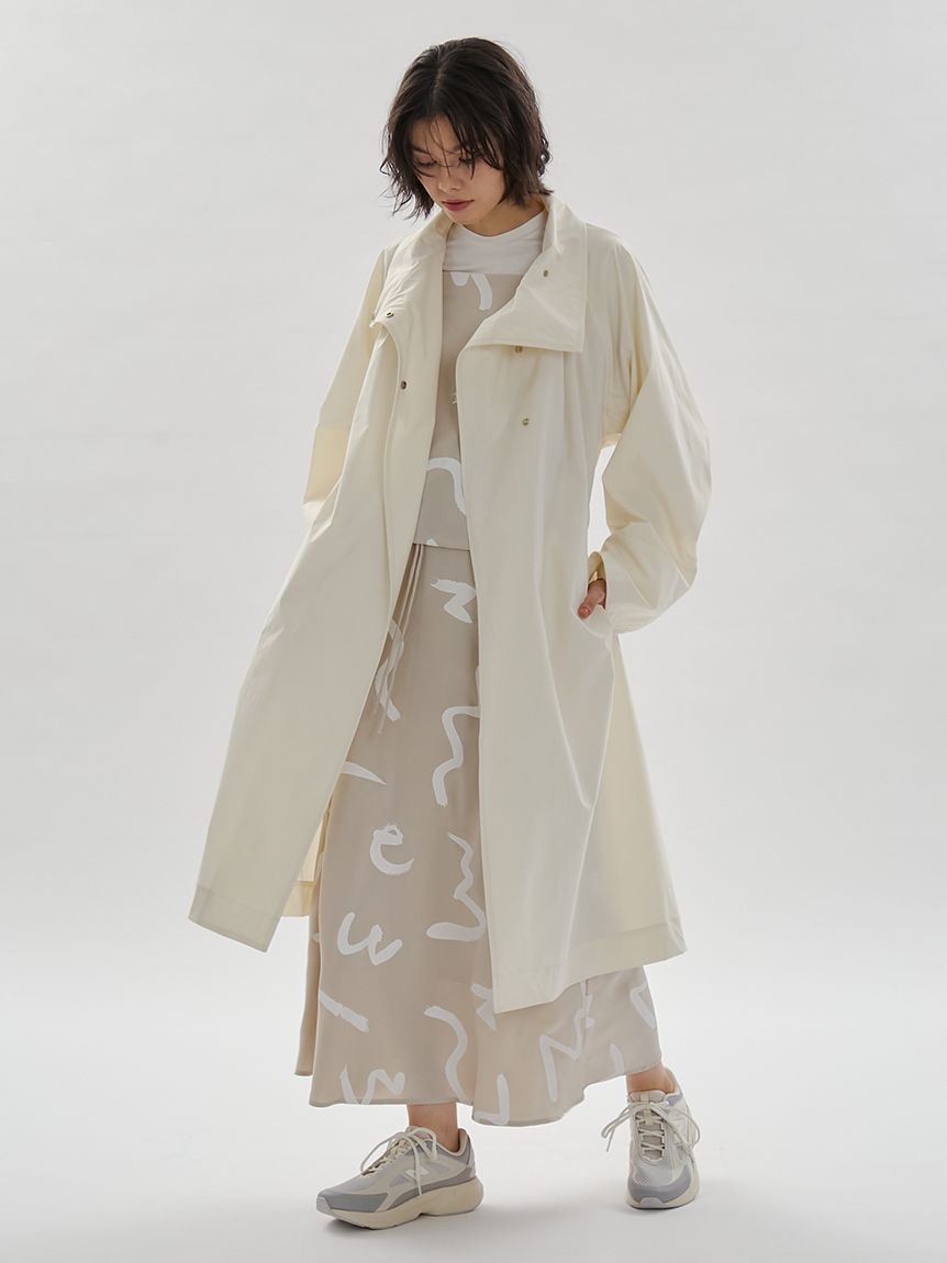 サテンナロースカート【セットアップ対応】(ロングスカート)｜スカート