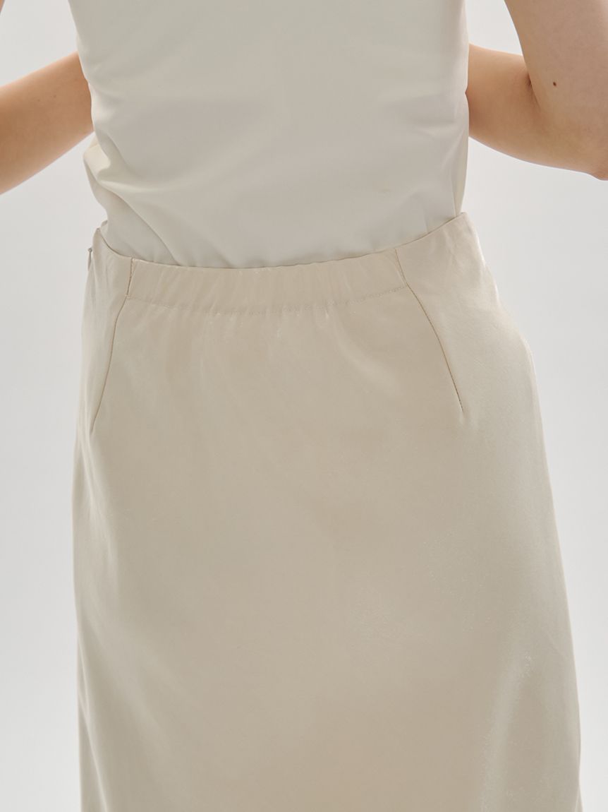 シャイニーサテンナロースカート(ロングスカート)｜スカート｜emmi