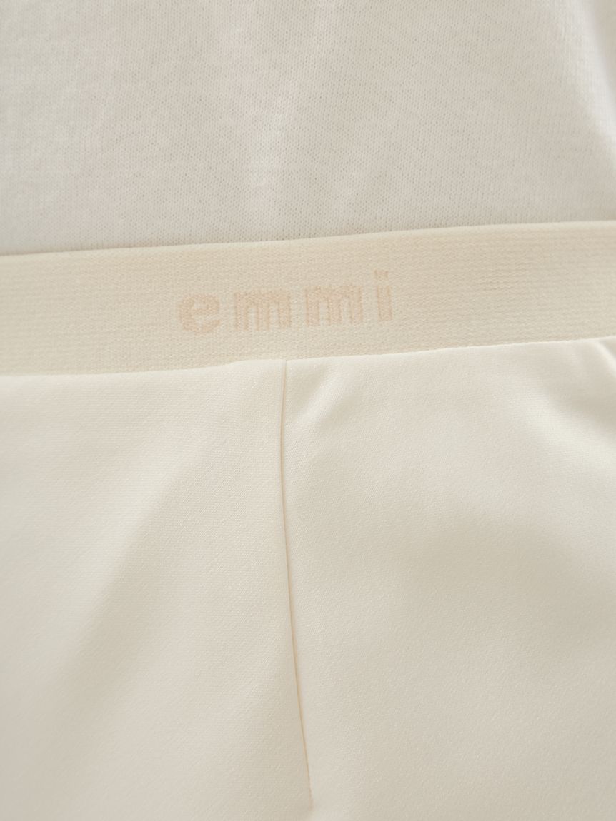 emmiロゴゴムジャガードサテンナロースカート(ロングスカート)｜SKIRT