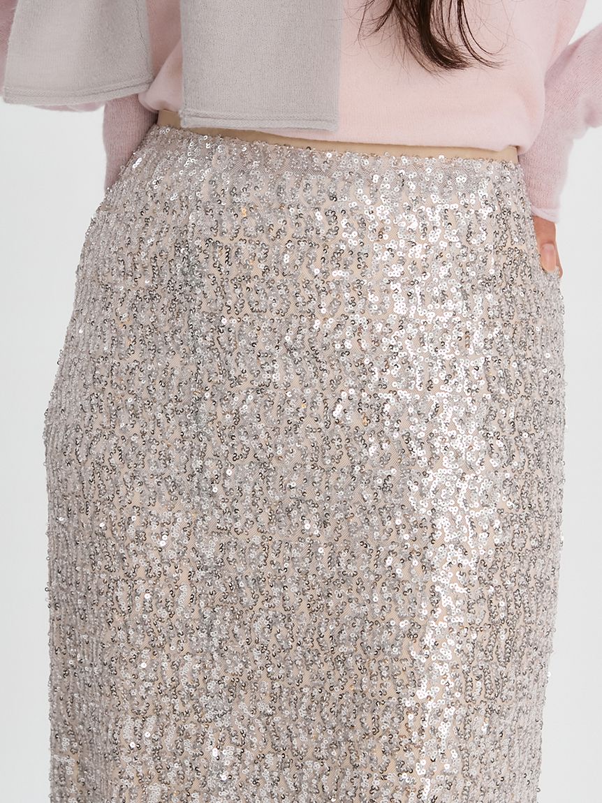 スパンコールスカート スパンコールナロースカート(ロングスカート)｜SKIRT｜emmi（エミ）の