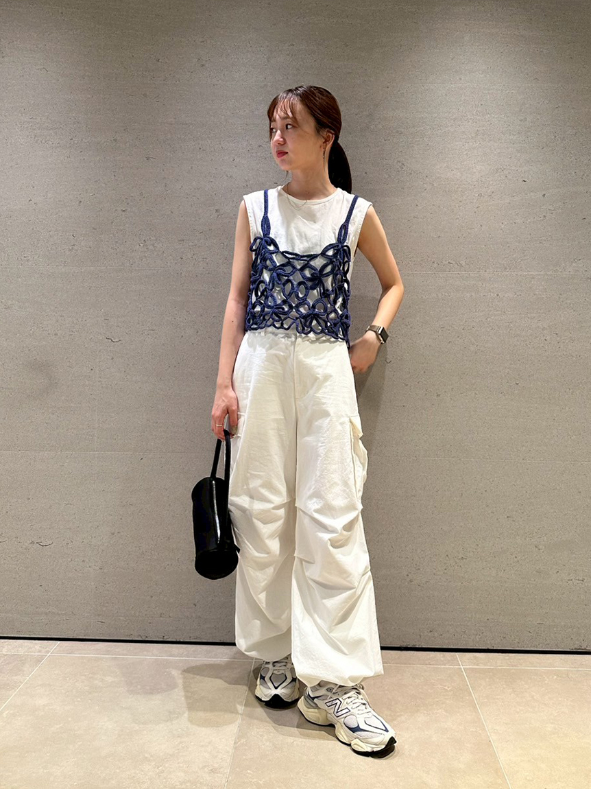 かぎ針ハンドニットビスチェ(タンクトップ/キャミソール)｜トップス