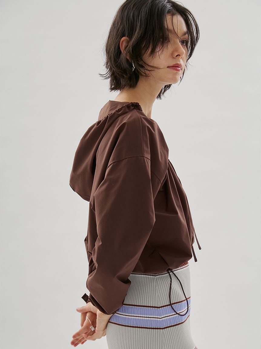 emmi タグ付き新品　ブラウン emmi ブラウスベアトップ新品未使用未試着タグ付き！春〜夏 - メルカリ