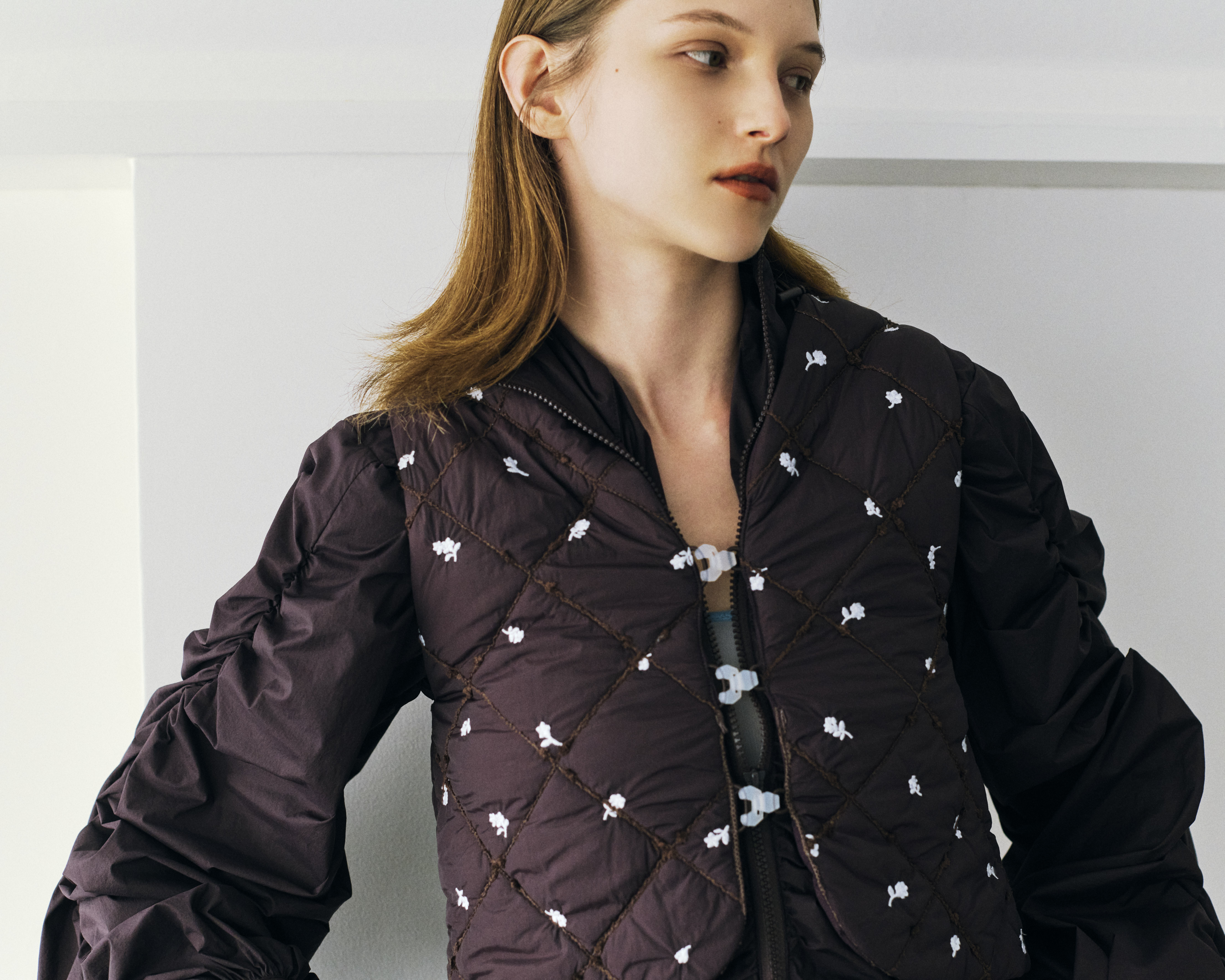 YOIHI ハートキルティング ベスト_ブラック YOIHI ハートキルティング ベスト_ブラック