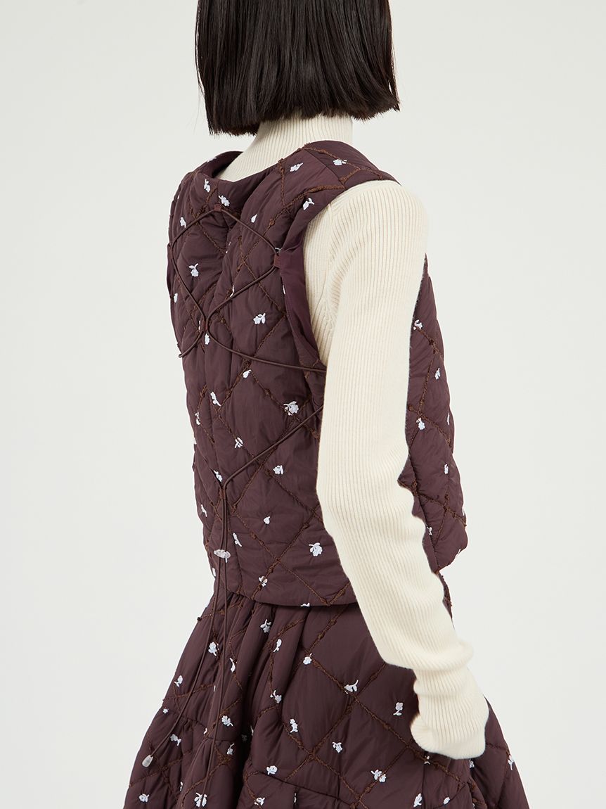 【美品】トリースポーツ　キルティングベスト　S OperaSPORT オペラスポーツ キルティング ベスト MARIO UNISEX