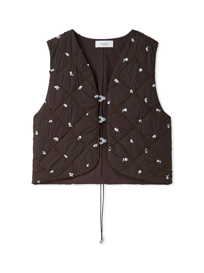 ロージーモンスター　3way peplum outer　※キルティングベストのみ ロージーモンスター 3wayぺプラムアウター(キルティングベスト