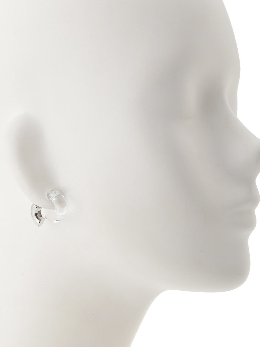 emmi atelier】クリアサークルピアス(ピアス/イヤリング emmi atelier】クリアサークルピアス(ピアス/イヤリング