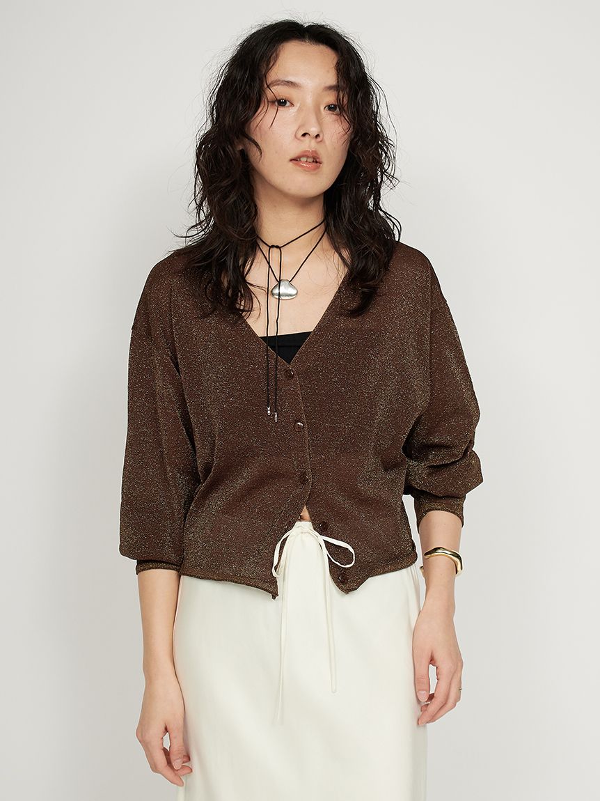 【LE TANNURE】新作 Emilie★シグネチャーTレザーミディアム クラムサテンチョーカー(ネックレス)｜グッズ｜emmi（エミ）の