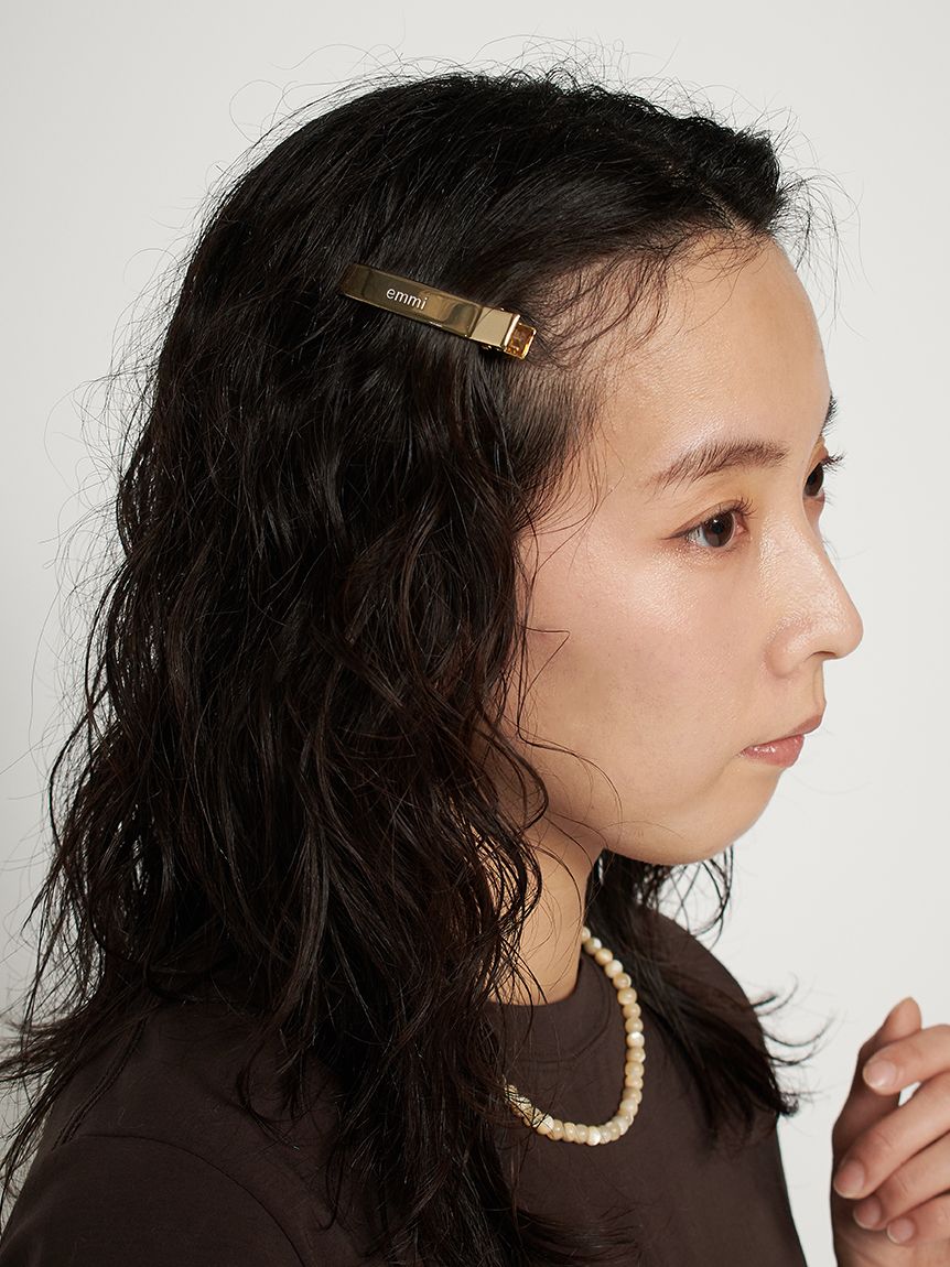 emmiロゴヘアクリップセット(ヘアアクセサリー)｜ルームウェア
