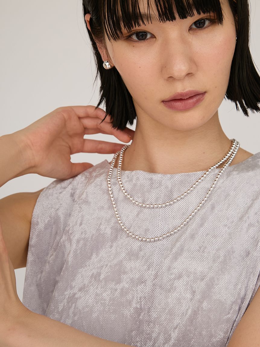 イミテーションアクセサリー約3.3kg AMBIDEX Store ツキミソウ ネックレス(F シルバー): bulle de savon