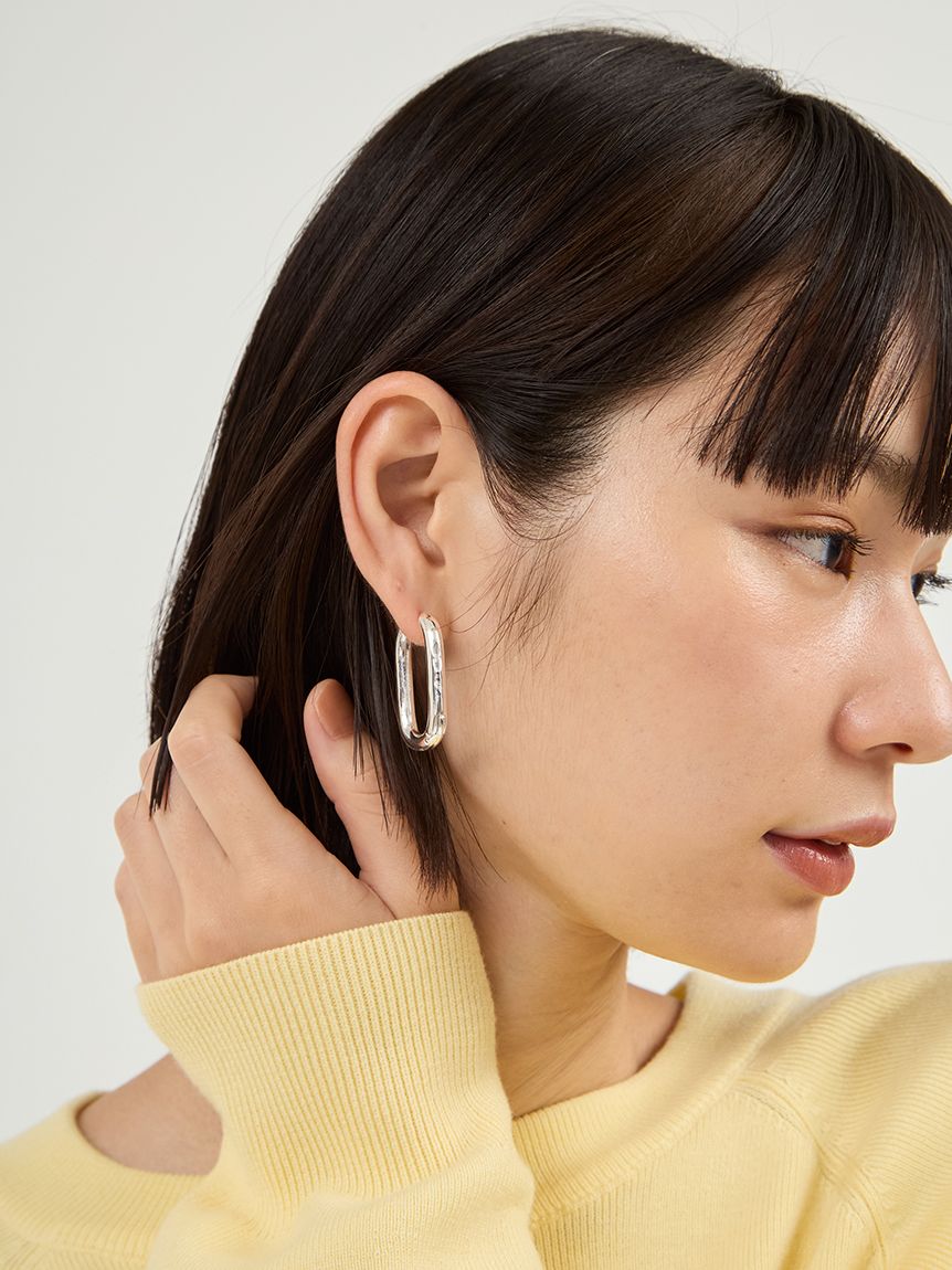 フープワンタッチピアス(ピアス/イヤリング)｜アクセサリー｜emmi