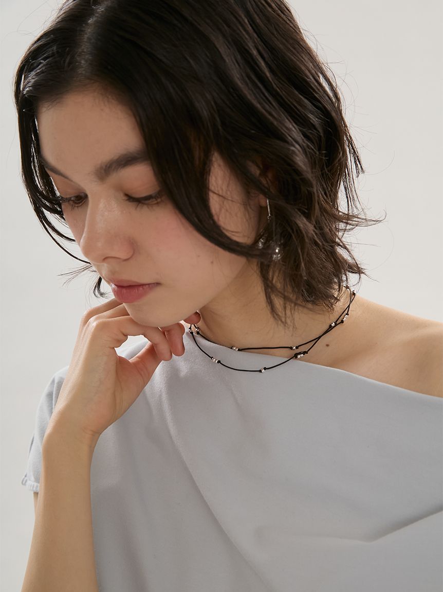 2wayサテンコードネックレス(ネックレス)｜グッズ｜emmi（エミ）の通販