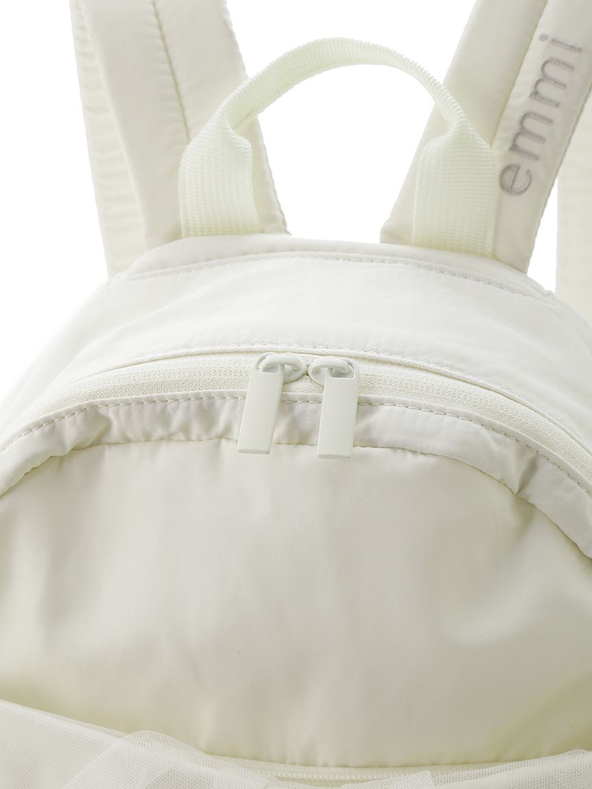 emmi atelier】eco 撥水メッシュミニギャザーボディーバック