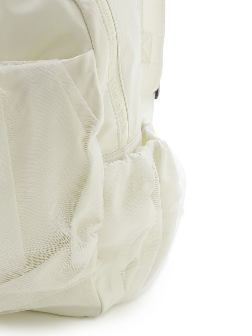 emmi atelier】eco 撥水メッシュミニギャザーボディーバック
