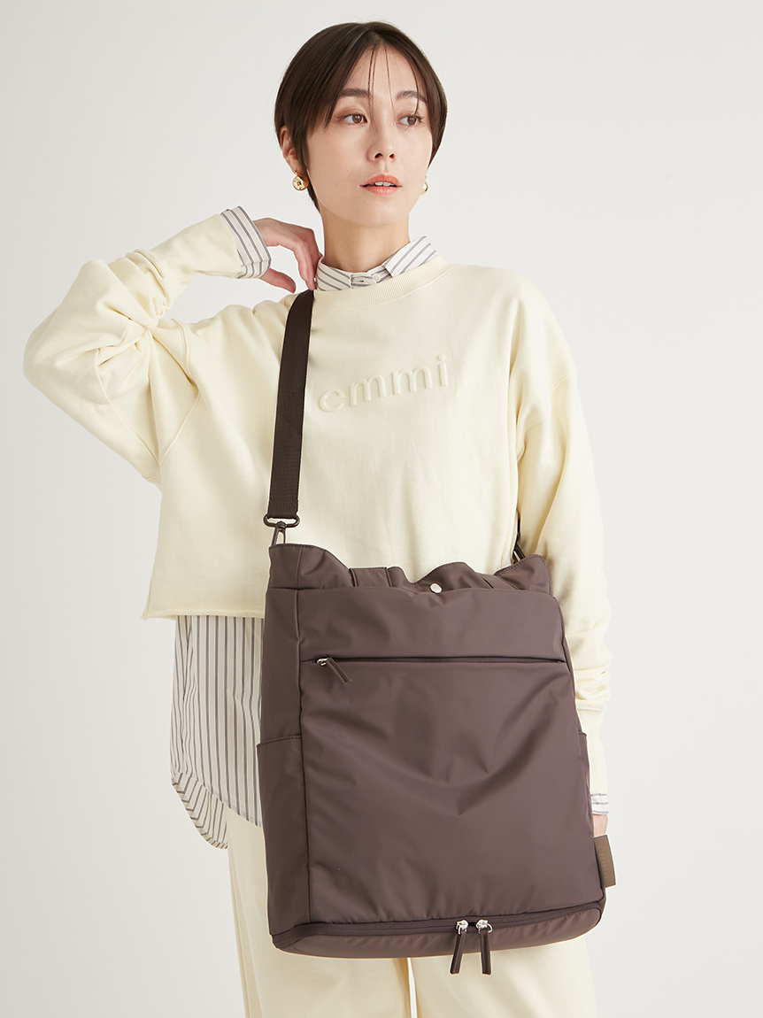 emmi｜【ONLINE限定】eco 撥水 3wayトートバックパック