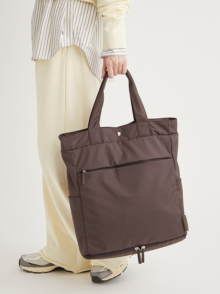 【美品】emmi eco 撥水 3wayトートバックパック ONLINE限定】eco 撥水 3wayトートバックパック(バッグ)｜emmi