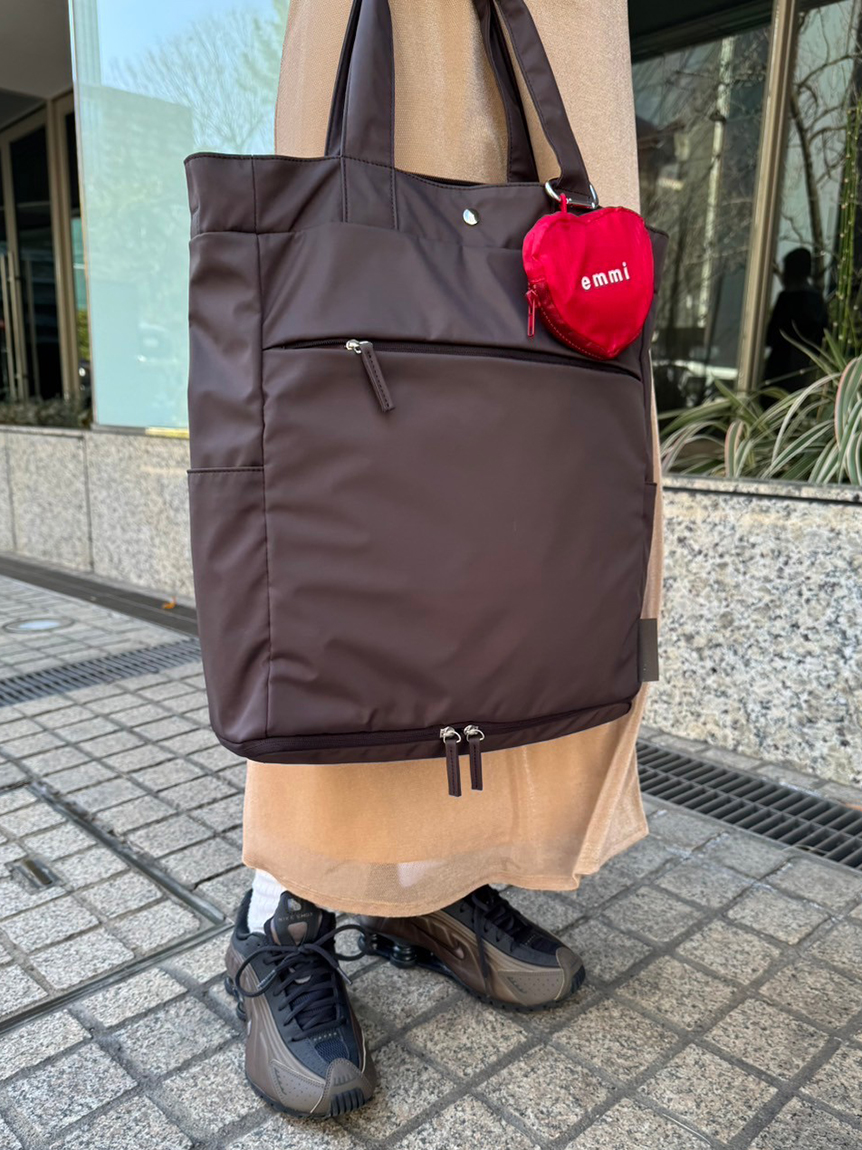 ONLINE限定】eco 撥水 3wayトートバックパック(バッグ)｜emmi（エミ