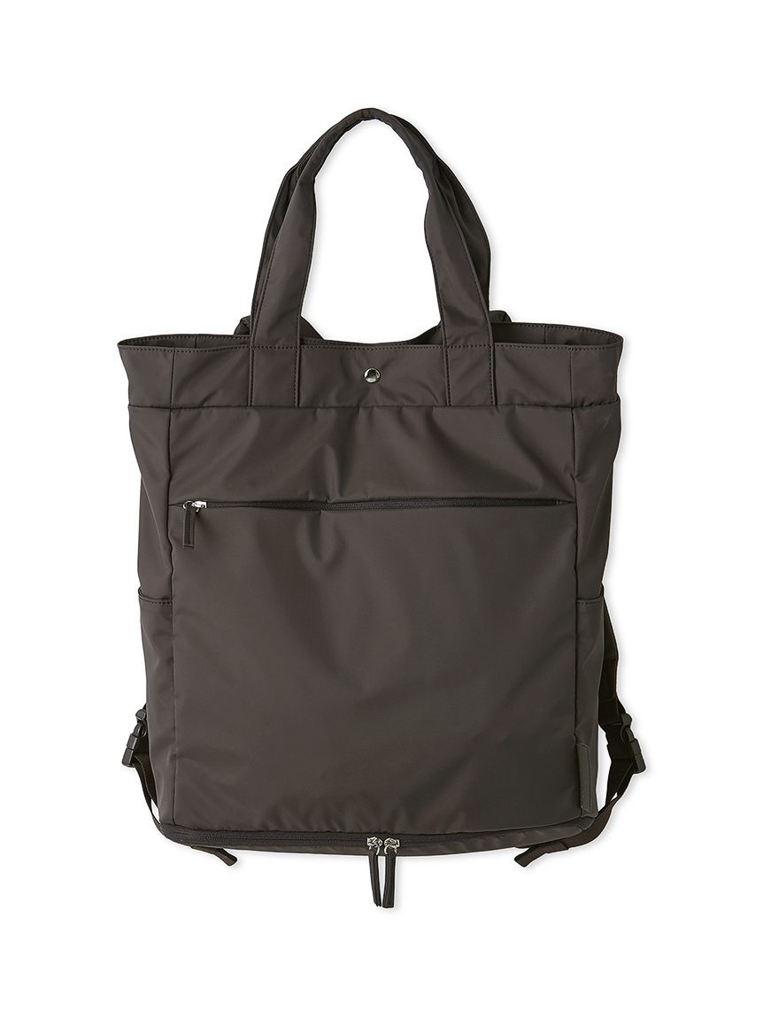 極美品　公式完売　emmi eco 撥水 3wayトートバックパック 黒　バッグ ONLINE限定】eco 撥水 3wayトートバックパック(バッグ)｜emmi（エミ