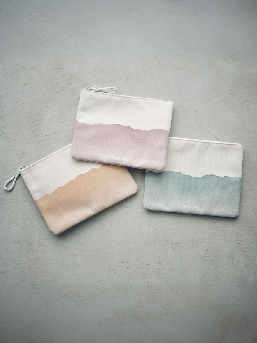 emmi×ecostore】eco フラットポーチ(ミニバッグ)｜バッグ｜emmi