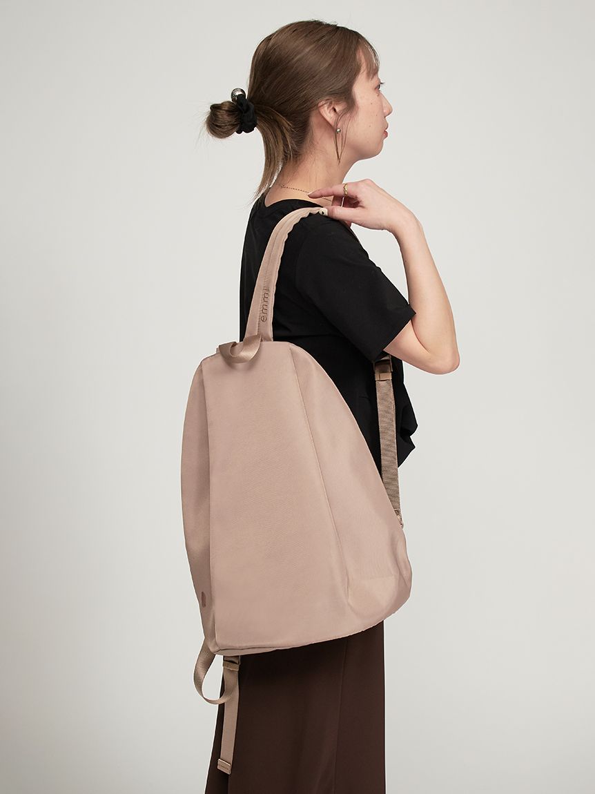 【限定品／未開封】back number × peach ミニエコバッグ 刺繍エコバッグ_MBC-11【Cherry the Chicken / ラベンダー / M