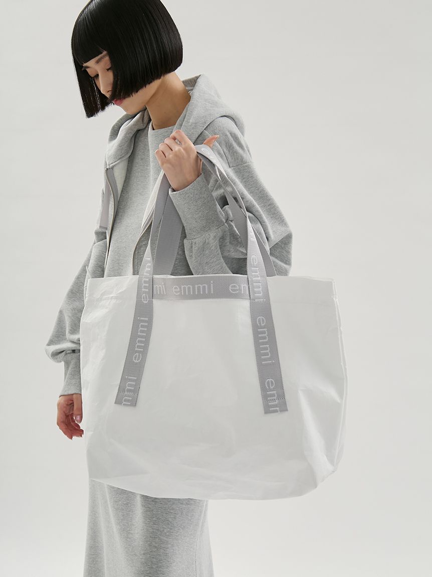 ONLINE限定】撥水emmiロゴビックトートバッグ(トートバッグ)｜バッグ