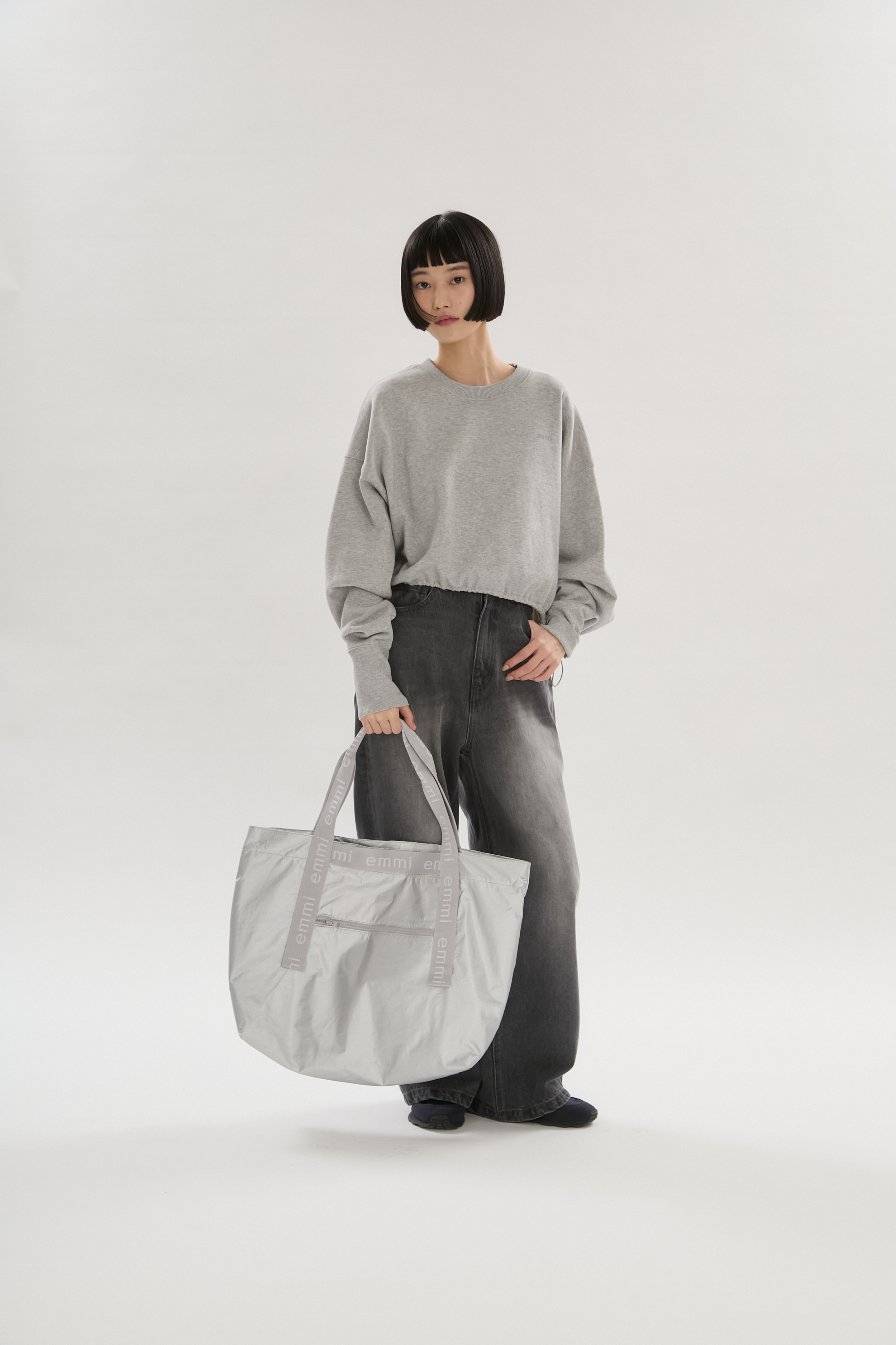 ONLINE限定】撥水emmiロゴビックトートバッグ(トートバッグ)｜バッグ