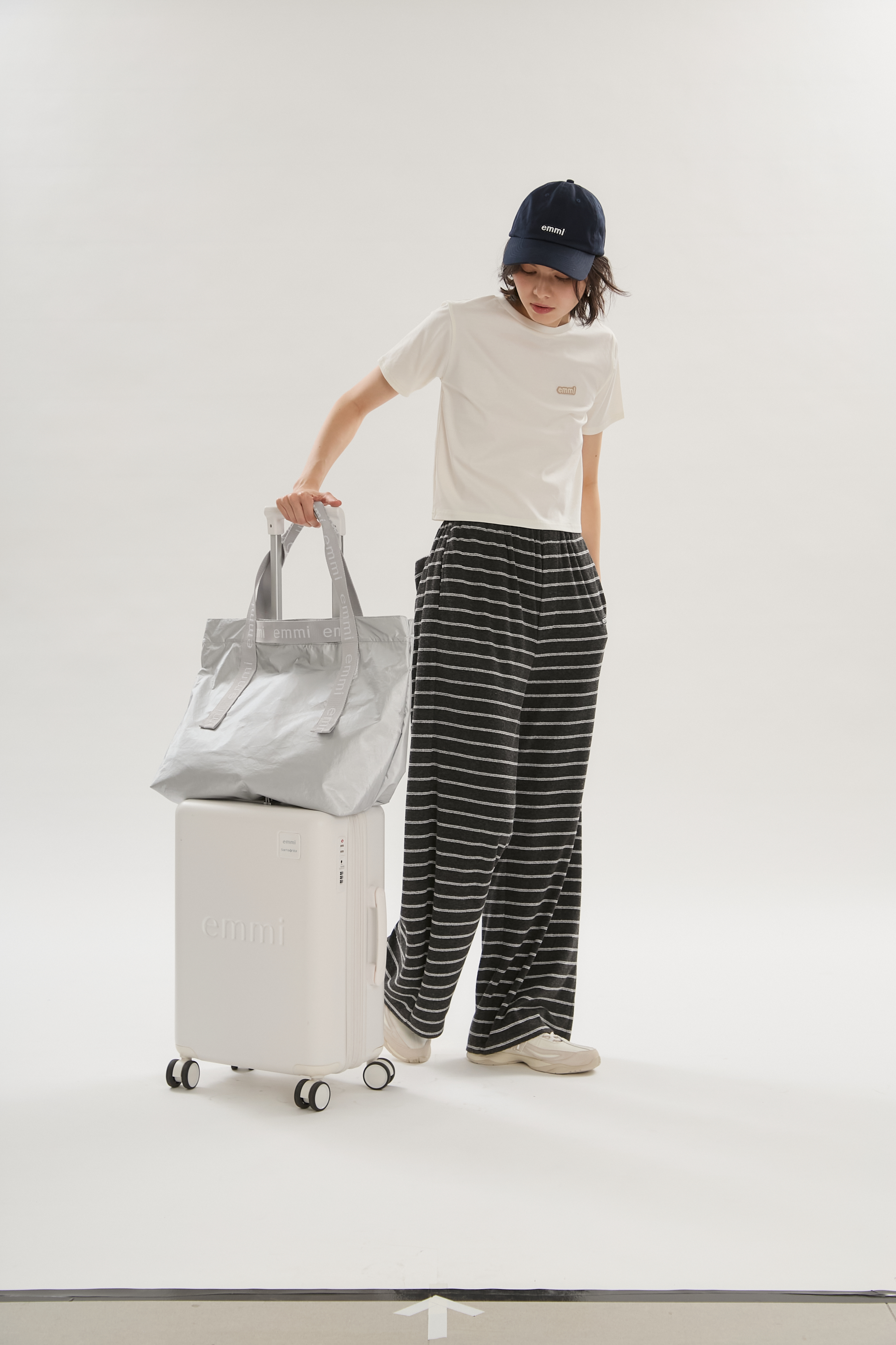 ONLINE限定】撥水emmiロゴビックトートバッグ(トートバッグ)｜バッグ