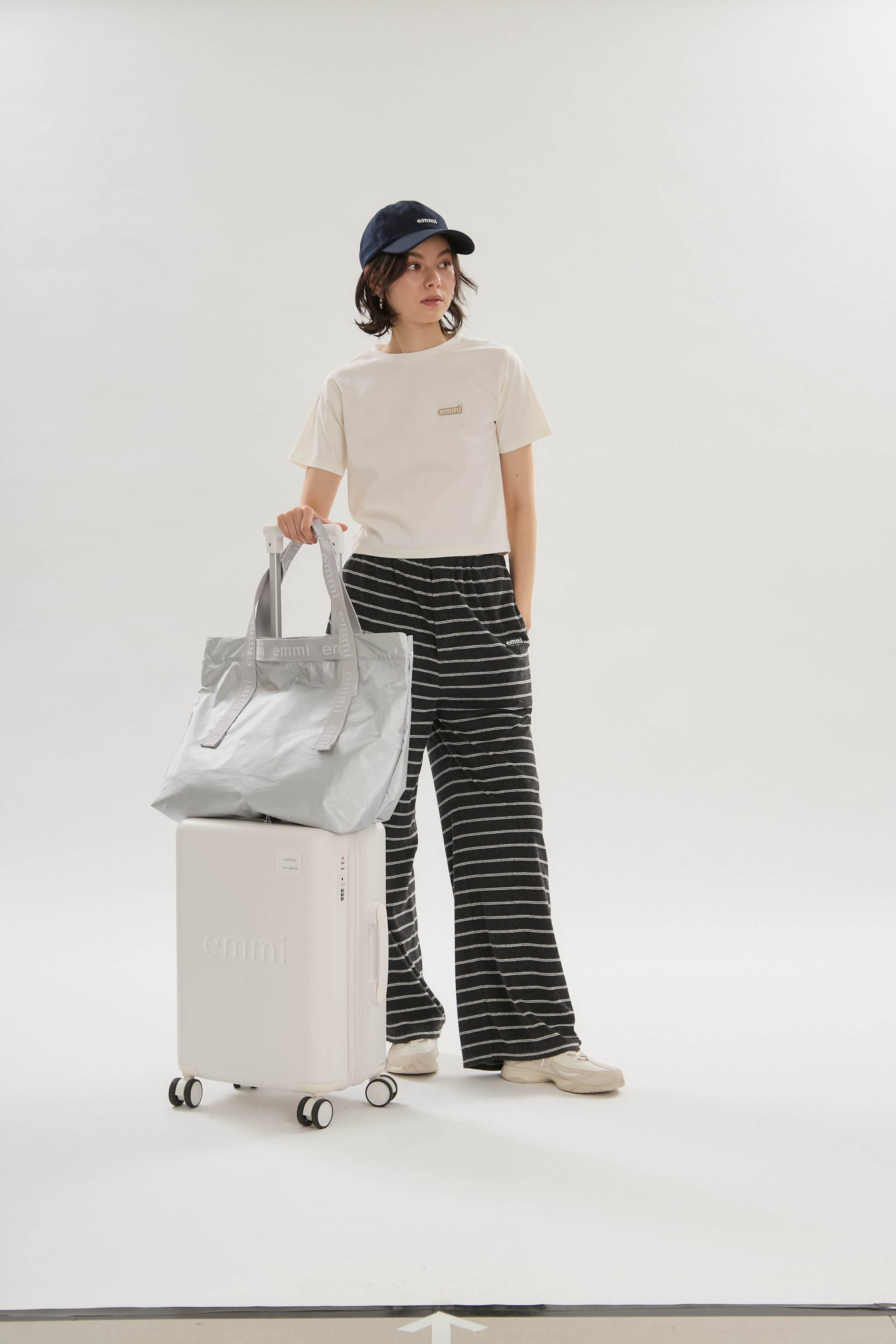 ONLINE限定】撥水emmiロゴビックトートバッグ(トートバッグ)｜バッグ