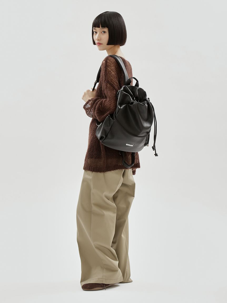 【人気】emmi エミ 2WAY 撥水 リュック バックパック 新品 ミニマル emmiロゴ2wayバックパック(バックパック・リュック)｜BAG｜emmi（エミ