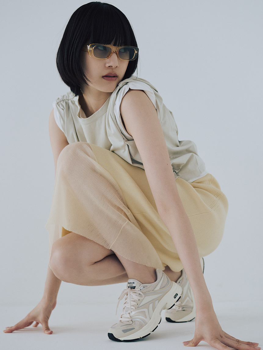 emmi atelier】スクエアサングラス(サングラス)｜ファッション